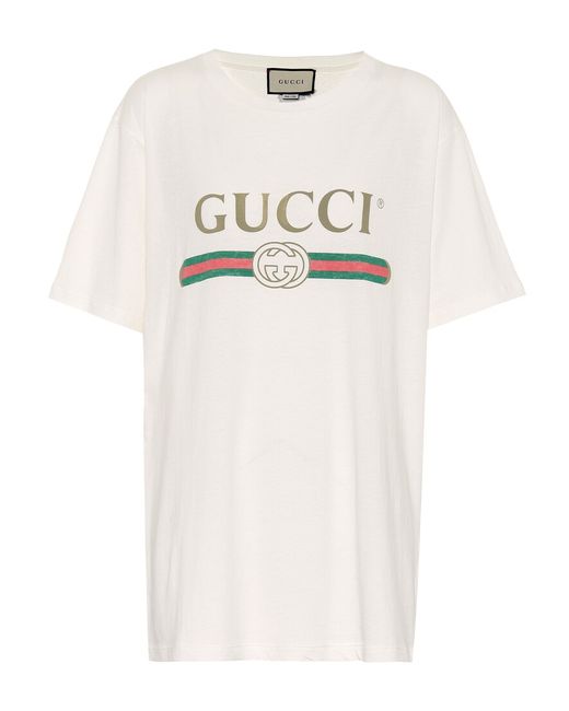 Gucci Printed cotton T-shirt