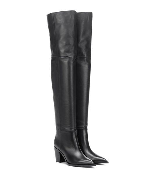 Gianvito Rossi Daenerys leather over-the-knee boots