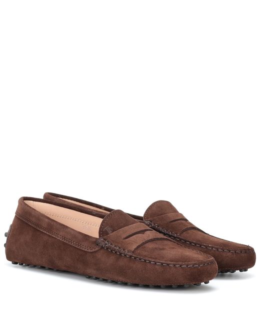 Tod's Gommino suede loafers