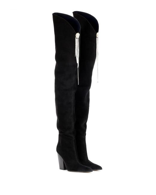 Magda Butrym Denmark suede over-the-knee boots