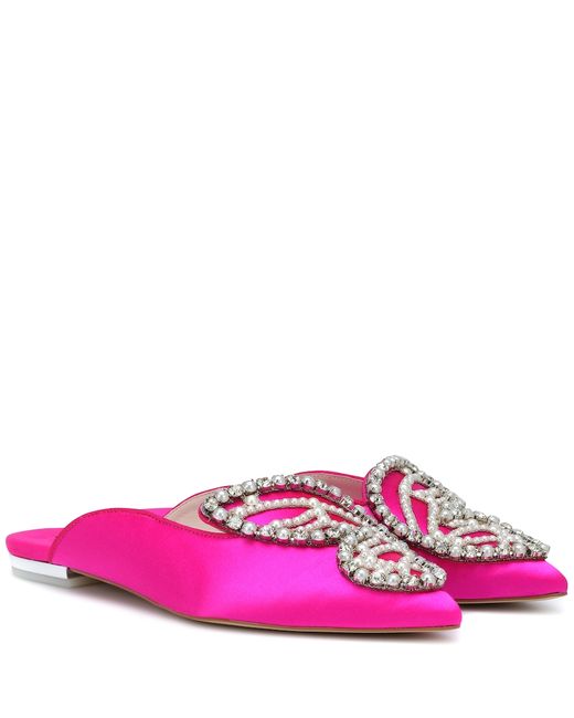 Sophia Webster Bibi Butterfly Pearl slippers