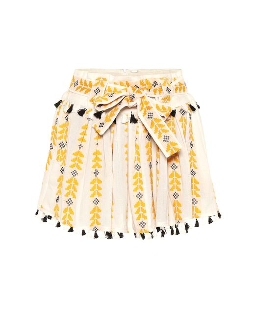 Dodo Bar Or Embroidered cotton skirt