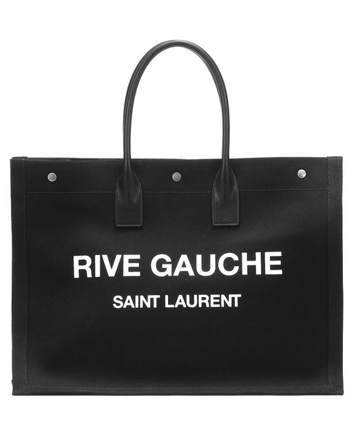 Saint Laurent Rive Gauche canvas tote