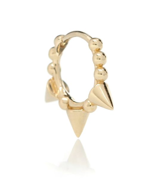 Maria Tash Triple Spike Clicker 14kt gold earring