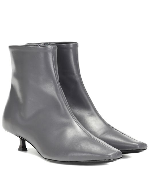 by FAR Laura leather ankle boots