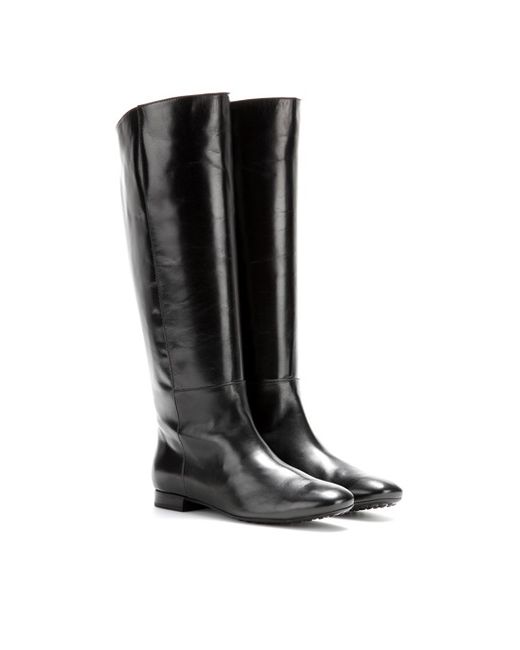 Tod's Leather Knee Boots