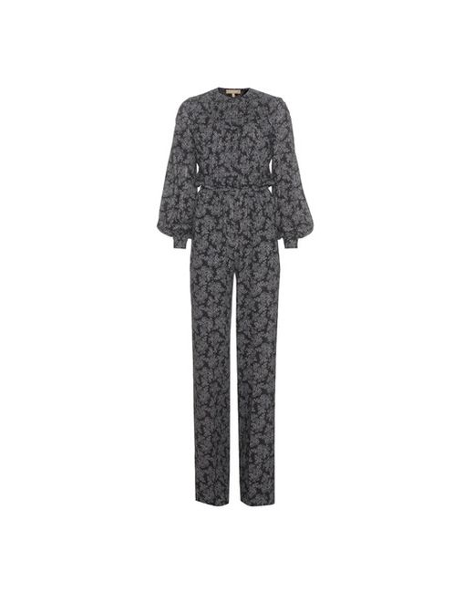 Michael Kors Collection Printed Silk Jumpsuit