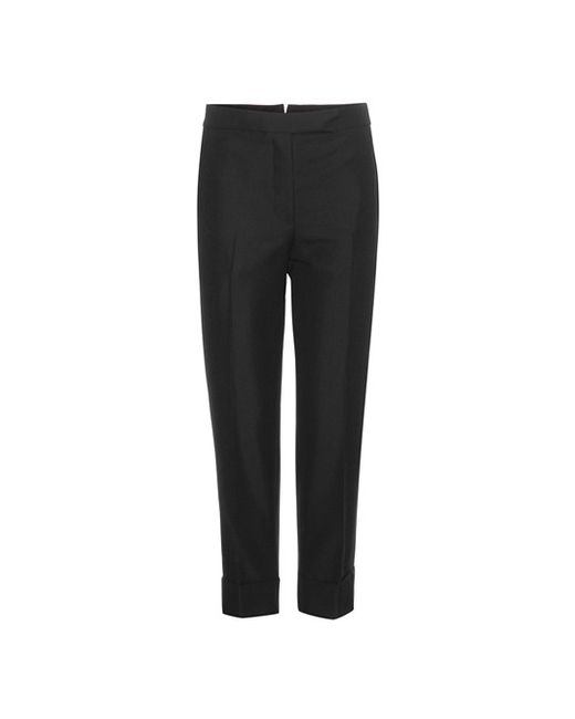 Thom Browne Wool And Mohair Cropped Trousers