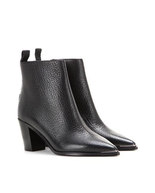 Acne Studios Loma Leather Ankle Boots