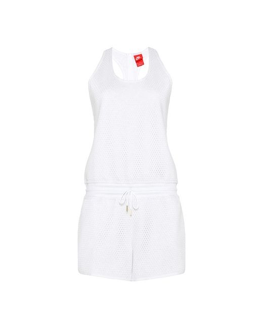 Nike Court Mesh And Jersey Playsuit