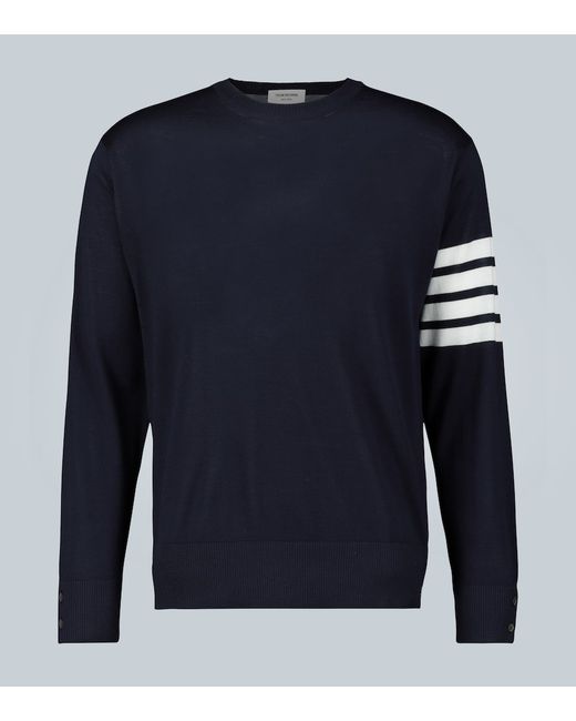 Thom Browne 4-Bar merino pullover sweater