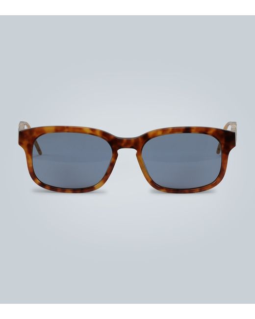 Gucci Rectangular sunglasses with acetate