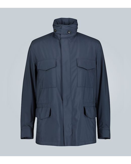 Loro Piana Cashmere-lined Traveller Windmate jacket