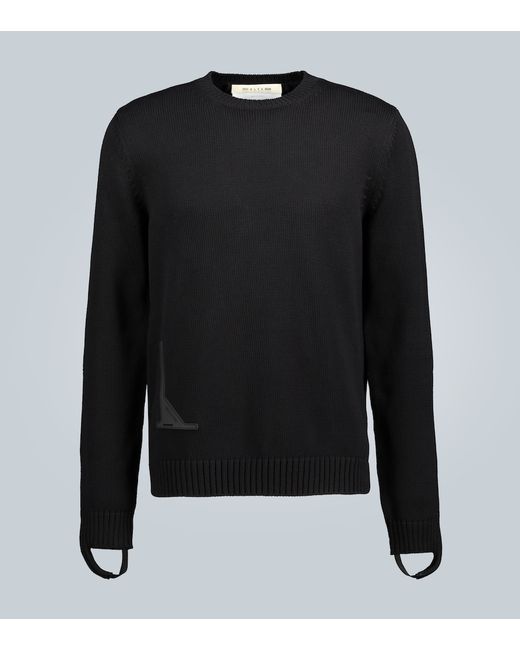 1017 Alyx 9Sm Cuffed-wrist knitted cotton sweater