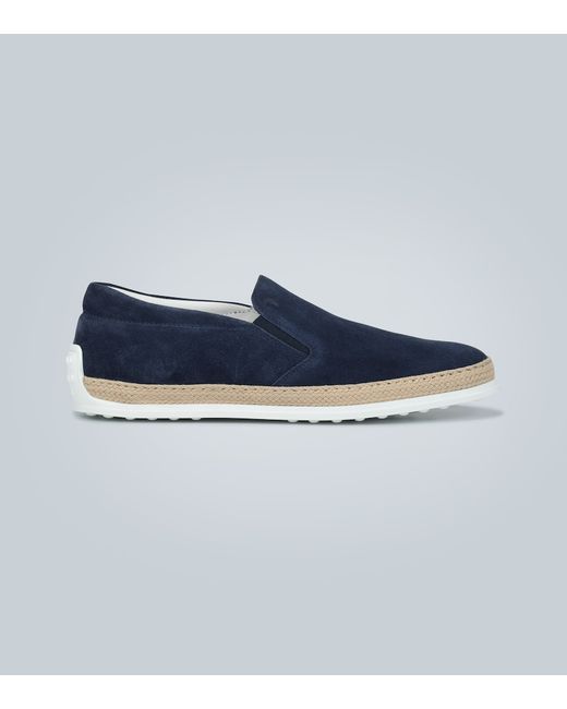 Tod's Slip-on suede shoes
