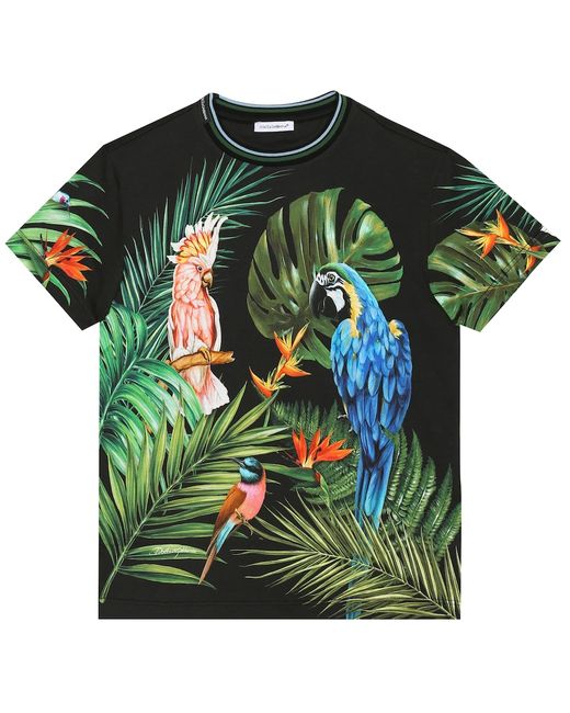 Dolce & Gabbana Kids Printed cotton T-shirt