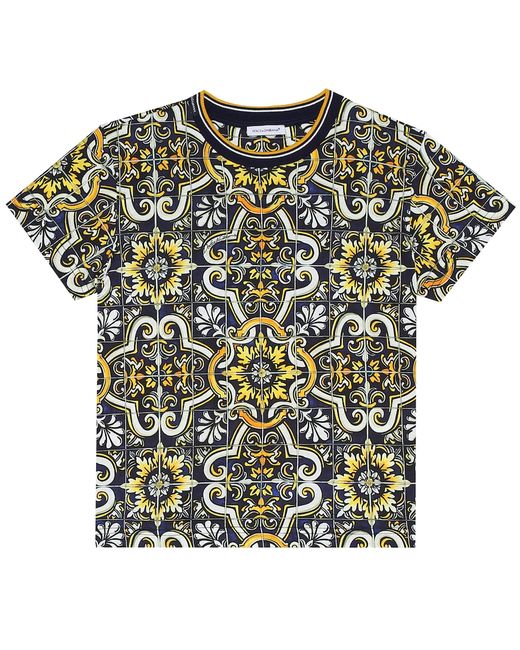 Dolce & Gabbana Kids Printed cotton T-shirt