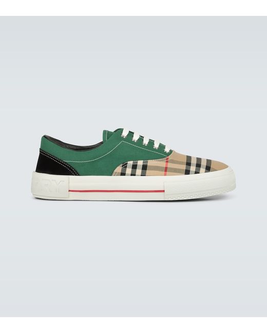 Burberry Vintage check colorblocked sneakers