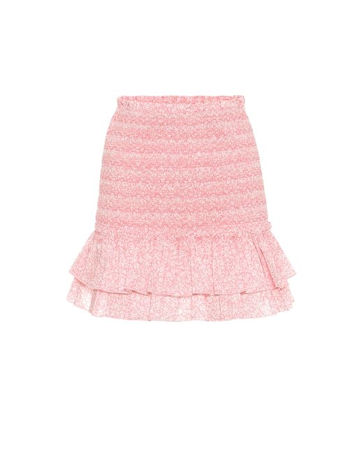 Jonathan Simkhai Sydney floral cotton miniskirt