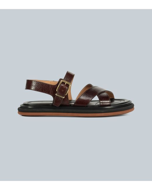 Dries Van Noten Leather-strap sandals
