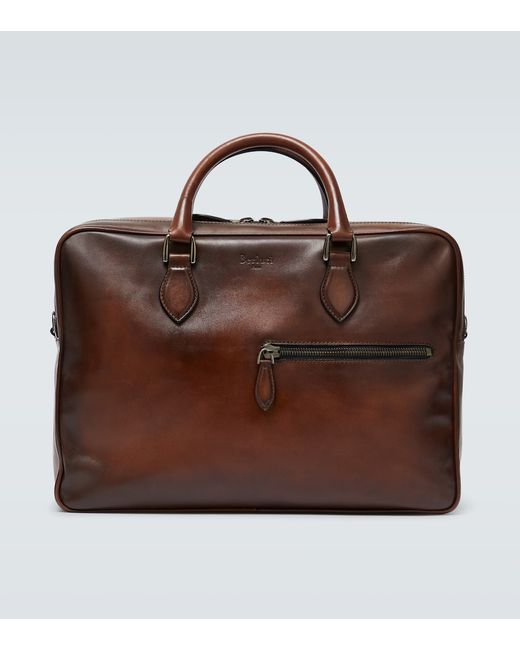 Berluti F088 leather briefcase
