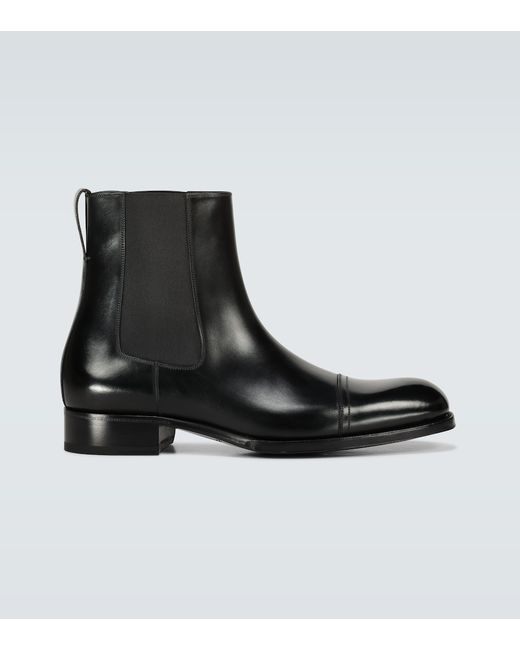 Tom Ford Edgar leather Chelsea boots