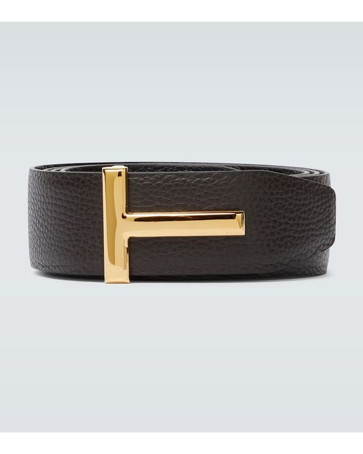 Tom Ford Reversible T leather belt