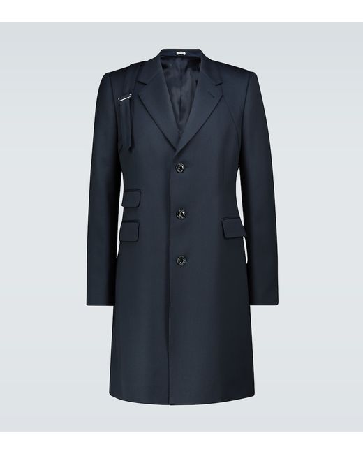 Alexander McQueen Long twill trench coat