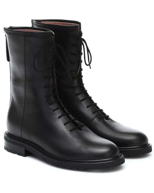 Legres Leather combat boots