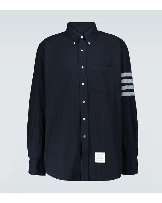 Thom Browne 4-Bar cotton long-sleeved shirt