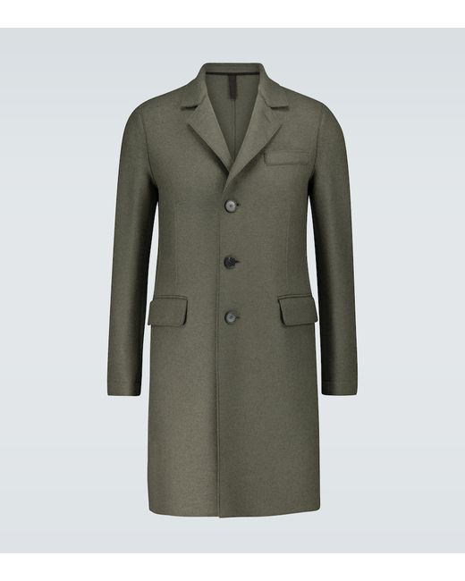 Harris Wharf London New Chester virgin wool coat