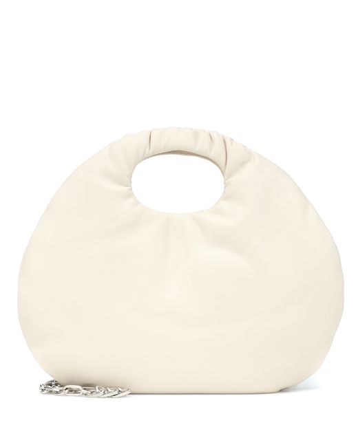 Low Classic Egg faux leather shoulder bag