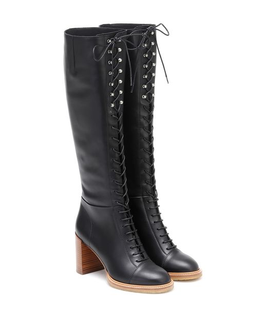 Gabriela Hearst Pat 75 knee-high boots