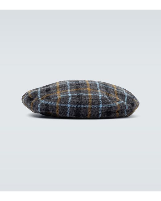Undercover Wool checked beret