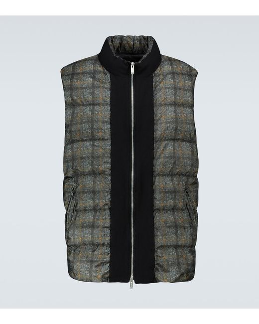 Undercover Checked padded vest