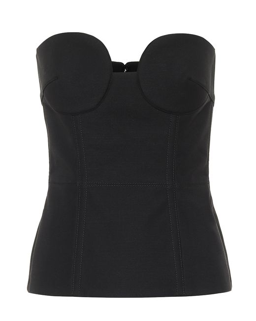 Valentino Wool and silk bustier