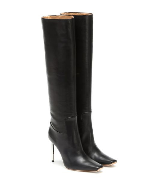 Off-White Allen knee-high leather boots