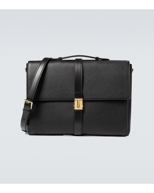 Tom Ford Grained leather T clasp briefcase
