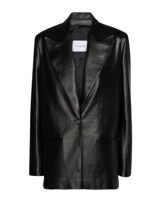 Magda Butrym Single-breasted leather blazer