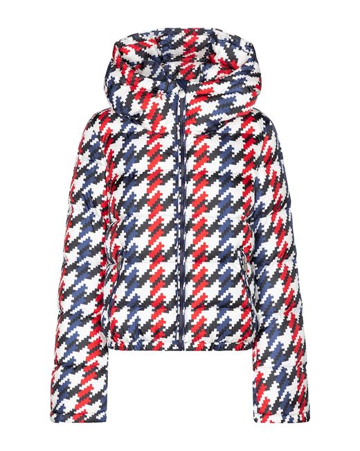 Perfect Moment Polar Flare houndstooth down ski jacket