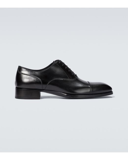 Tom Ford Elkan cap-toe leather lace-up shoes