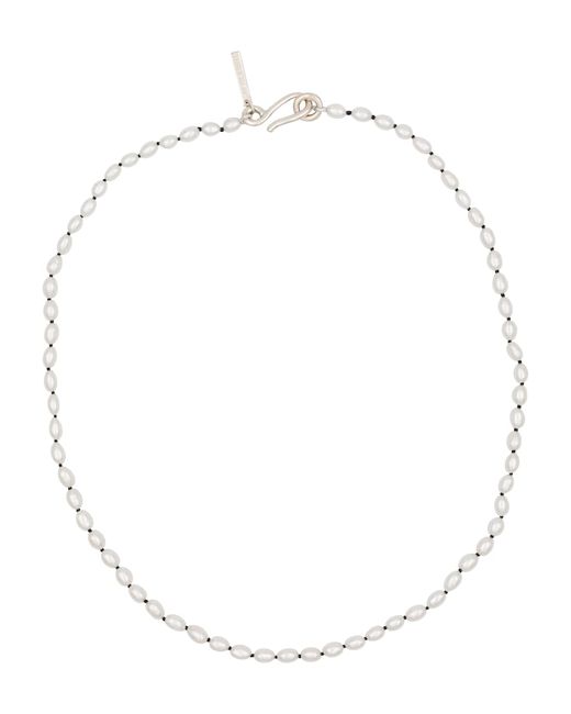 Sophie Buhai Tiny pearl and sterling silver necklace