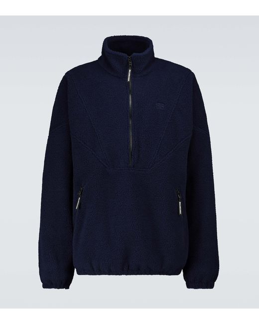 Balenciaga High-neck fleece sweatshirt