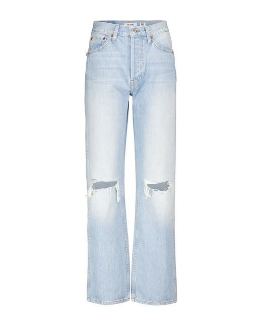 Re/Done Loose high-rise straight jeans