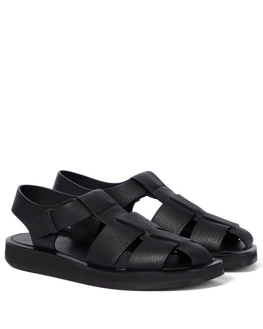 The Row Fisherman leather sandals