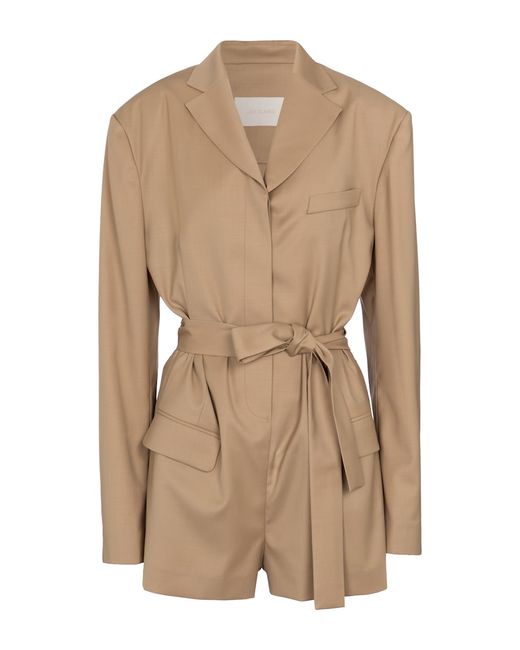 Low Classic Belted playsuit