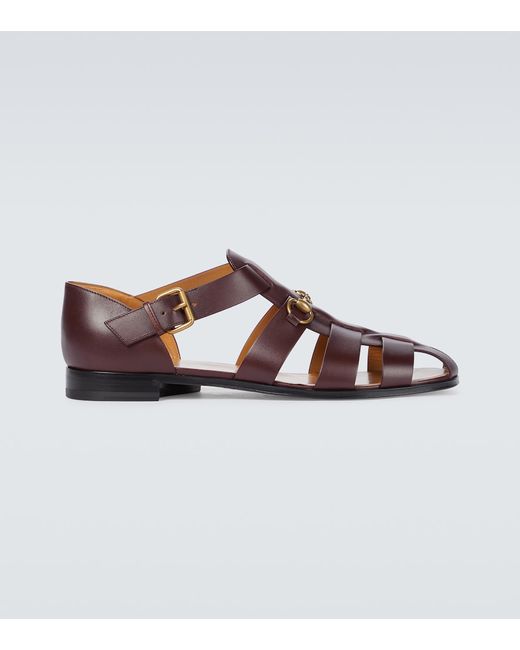 Gucci Horsebit leather sandals