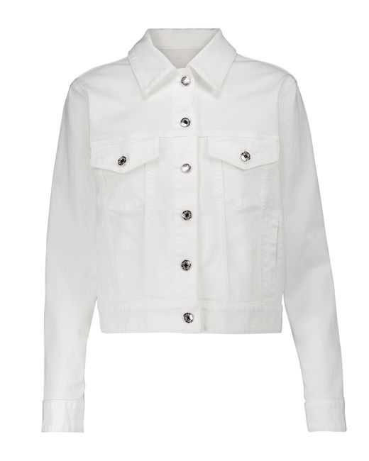 Dolce & Gabbana Cropped stretch-cotton denim jacket