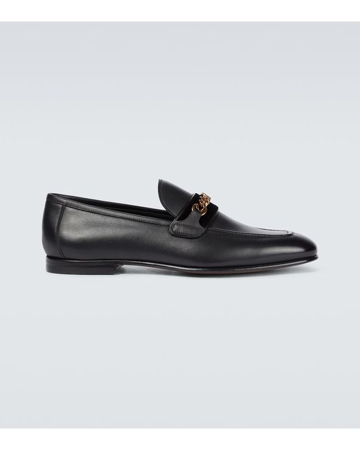 Tom Ford Leather loafers with chain