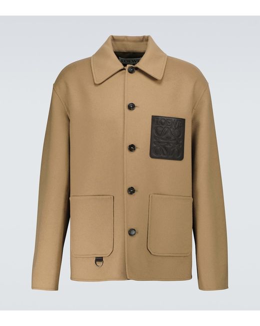 Loewe Wool and cashmere workwear jacket